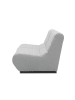 58 aufm Kessel GARTENLOUNGE Set 1 Boudicca 146x80x102 mit Outdoorbezug in silber