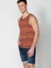 KOROSHI Tank Top Shirt in TEJA / GEBRANNTE ORANGE