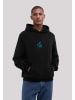 F4NT4STIC Hoodie Knut und Jan Scribble Logo in schwarz