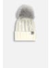 Coccodrillo Wintermütze mit Pompon in ecru