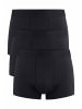 Hessnatur Pants Regular Cut 3er-Pack in schwarz
