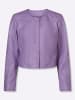Heine Leder-Jacke in lavendel