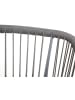 MCW 2er-Set Rope-Barhocker O22, Hellgrau, Kissen dunkelgrau