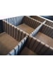 GORANDO Transportkoffer Aluminiumrahmen in schwarz