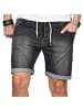 Alessandro Salvarini Jeansshorts Salvarini-Shorts-Multi4 in Dunkelgrau