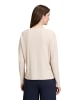 BETTY & CO Strickpullover mit V-Ausschnitt in Beige