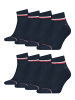 Tommy Hilfiger Socken TH MEN ICONIC QUARTER 8P in 322 - dark navy