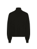 MOSS COPENHAGEN Stehkragenpullover für Damen in schwarz