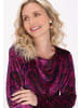 VIRITA Women Dress in Violet Multicolor