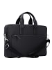 Lacoste Chantaco Aktentasche Leder 39 cm Laptopfach black