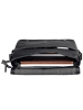Leonhard Heyden Hamburg Aktentaschen Messenger Leder 38 cm Laptopfach schwarz