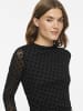 Vila Langarmshirt VIRikke in schwarz