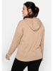 sheego Langarmshirt in camelfarben