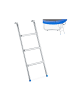 relaxdays Leiter Trampolin in Silber - (B)38 x (T)97 cm