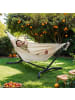 SONGMICS Hängematte Socozzy in Schwarz-Beige - (B)300 x (H)95 x (T)90 cm
