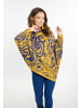 VIRITA Women Poncho-Pullover in Curry