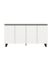 ebuy24 Sideboard Tomasa Weiß 160 x 36 cm