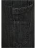 Urban Classics Jeans-Shorts in real black washed