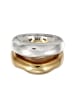 Elli Ring 925 Sterling Silber in Zweifarbig