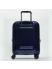 Mandarina Duck Logoduck + Metal 4 Rollen Trolley S 55 cm mit Dehnfalte in blue indigo