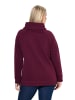 Ulla Popken Sweatshirt in dunkel weinrot