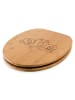 Mr. & Mrs. Panda Holz Toilettendeckel Schnecken Liebe ohne Spruch in Transparent
