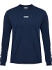 Hummel T-Shirt "Pulse Piping T-Shirt Longsleeve" in Blau