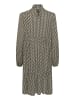 Kaffe Kleid KAamber Relaxed fit in Black_White Wavy Print