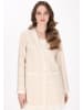 DreiMaster Women Coat in light beige glitter