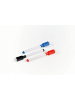 EASYmaxx Schreib-Set für Leuchtkasten schwarz/blau/rot 3 Stifte & 24 blanko Karten Bunt