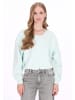 DreiMaster Women Sweatshirt in mint blue