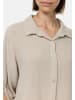 PM SELECTED Musselin Longbluse in Beige