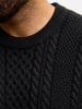 JACK & JONES PLUS Strickpullover in Black