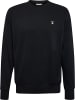 Hummel Sweatshirt mit Rundhalsausschnitt und dezentem Logo-Design in Schwarz
