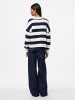 Pieces Polohemd aus Strick in Maritime Blue