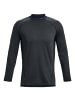 Under Armour Longsleeve ColdGear Armour Twist Mock in schwarz / blau