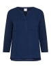 Rabe Bluse in Dunkelblau