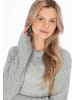 Usha Women Sweater in sage green