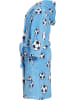 Playshoes Bademantel "Fleece-Bademantel Fußball" in Blau