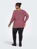 ONLY Carmakoma Strickpullover in Rose Brown 1