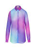 Moda Minx Langarmbluse Club Tropicana Strandshirt in Purple rain