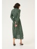 Kaffe Kleid KAoline Relaxed fit in Black Deep/Green Geometric