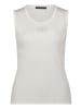 Betty Barclay Trägertop mit Rippenstruktur in Rohweiß