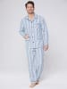 WITT WEIDEN Pyjama in blau-gestreift