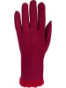 styleBREAKER Touchscreen Handschuhe in Bordeaux-Rot