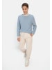 Camel Active Rundhals Sweatshirt aus reiner Baumwolle in Hellblau