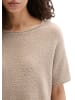 Marc O'Polo Kurzarm-Pullover oversize in Linen Beige