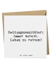 Mr. & Mrs. Panda Deluxe Karte Spruch Rettungssanitäter Held mit ... in Weiß