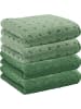 Erwin Müller Frottier, Jacquard Handtuch 4er-Pack Sigmaringen in jade