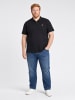 Petrol Industries Piqué-Poloshirt aus Baumwolle in Oversize ironhouse in Schwarz